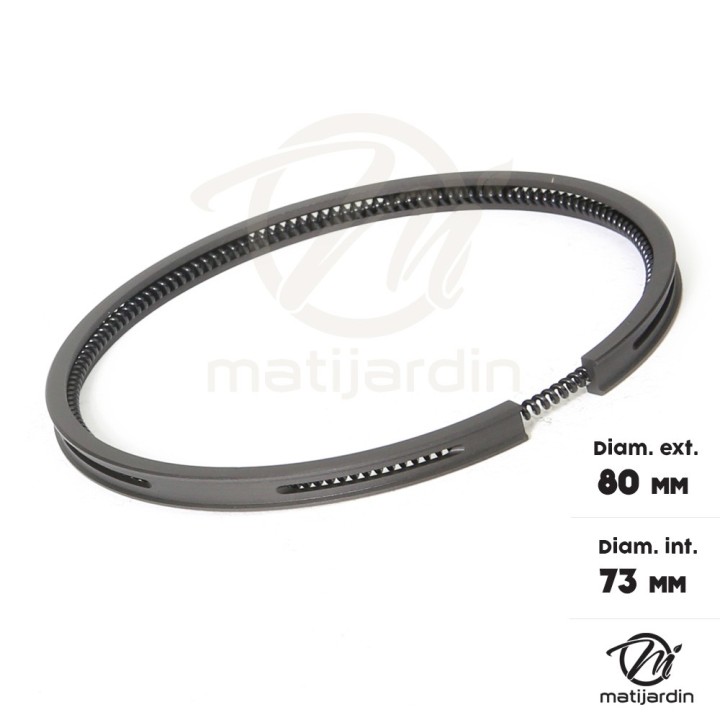 Jeu de segments pour moteur adaptable Briggs & Stratton N° 391 669