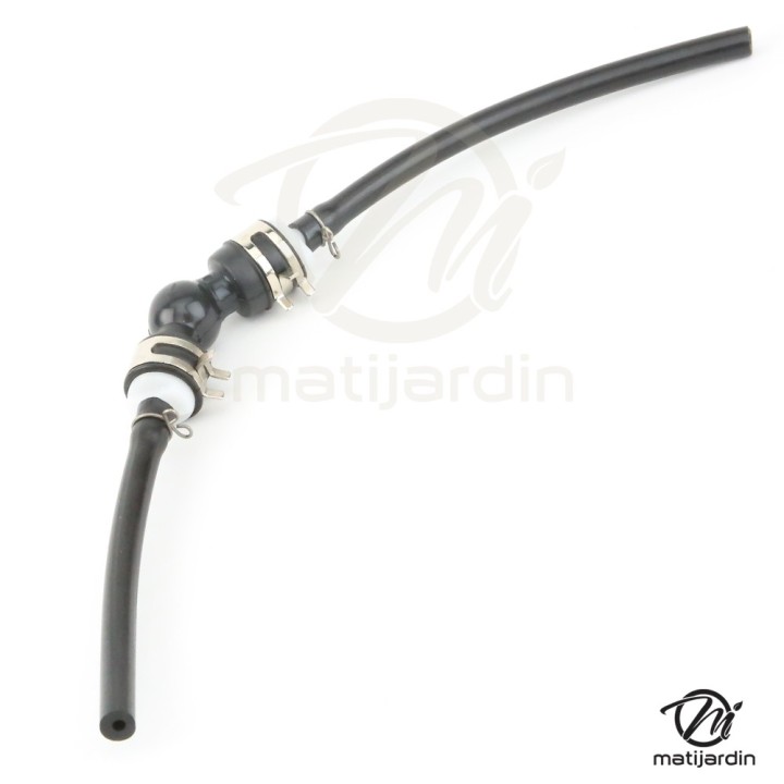 Pompe, poire d'amorçage avec durite pour moteur Kawazaki. N° origine 49043-20701, 49043-2063