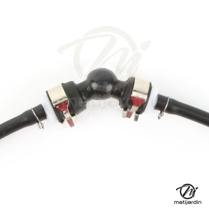 Pompe, poire d'amorçage avec durite pour moteur Kawazaki. N° origine 49043-20701, 49043-2063