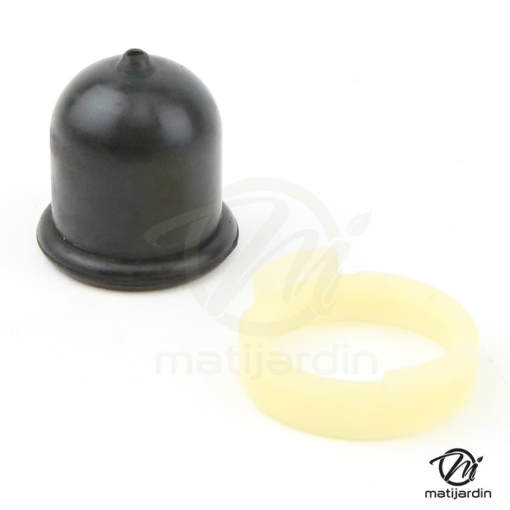 Pompe, poire d'amorçage avec trou pour moteur Briggs et Stratton. N° origine 496115, 694395