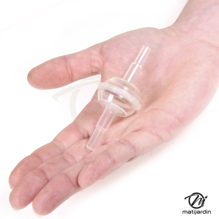 Filtre essence universel plastique double sortie Ø 6/8 mm