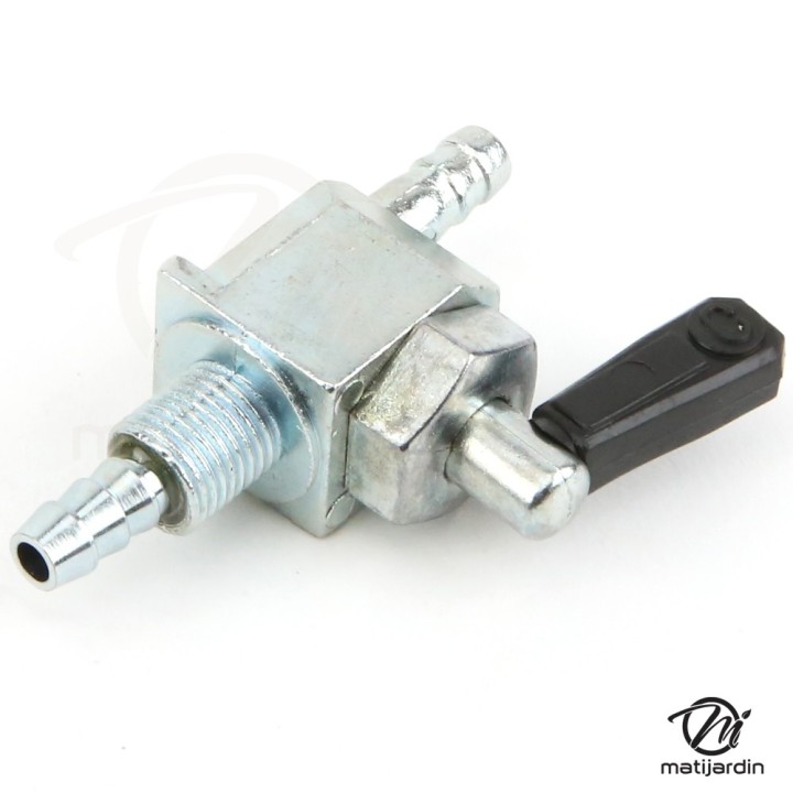 Robinet d'essence universel. Double sortie. Métallique
