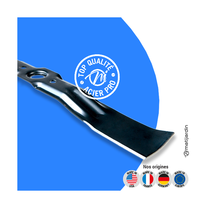 Lame tondeuse pour Honda HRX 537. N° 72511-VG4-K00. Coupe 53 cm