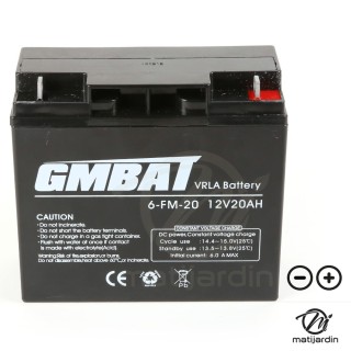 Batterie tondeuse 12V. 20 Ah