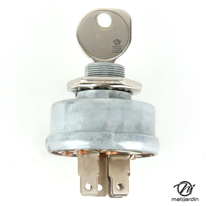 Contacteur à clé pour allumage type magnéto 5 bornes