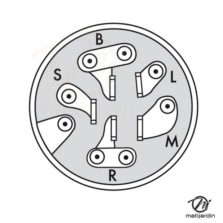 Contacteur à clé pour Ayp réf 14615 et 73232