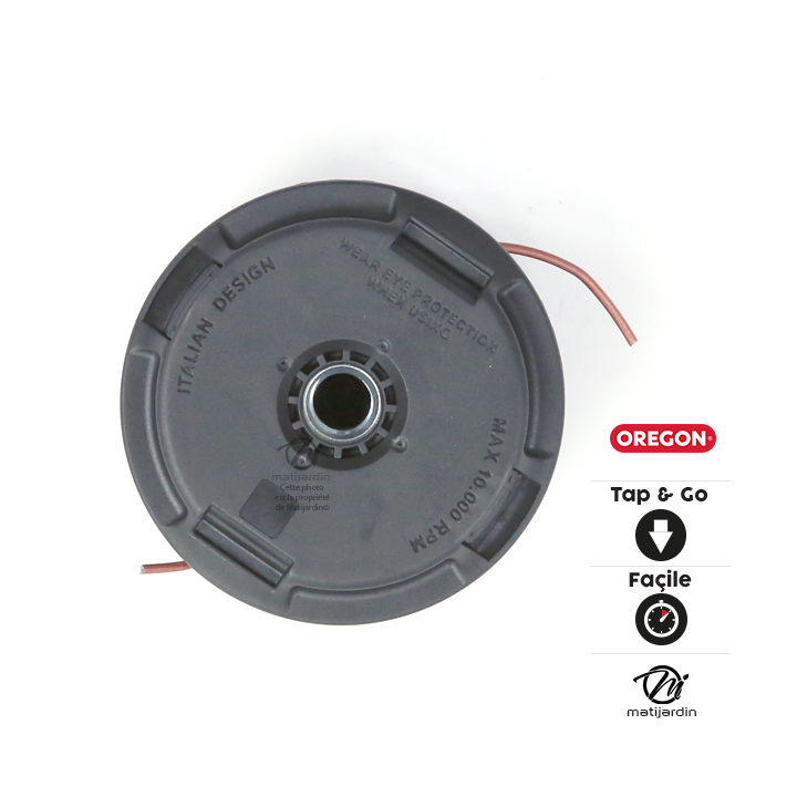 Tête débroussailleuse 2 fils Lighting Load. Tap & Go. Ø 109 mm. Universelle. Oregon