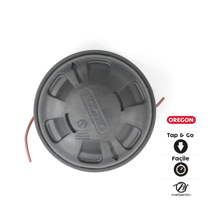 Tête débroussailleuse 2 fils Lighting Load. Tap & Go. Ø 109 mm. Universelle. Oregon