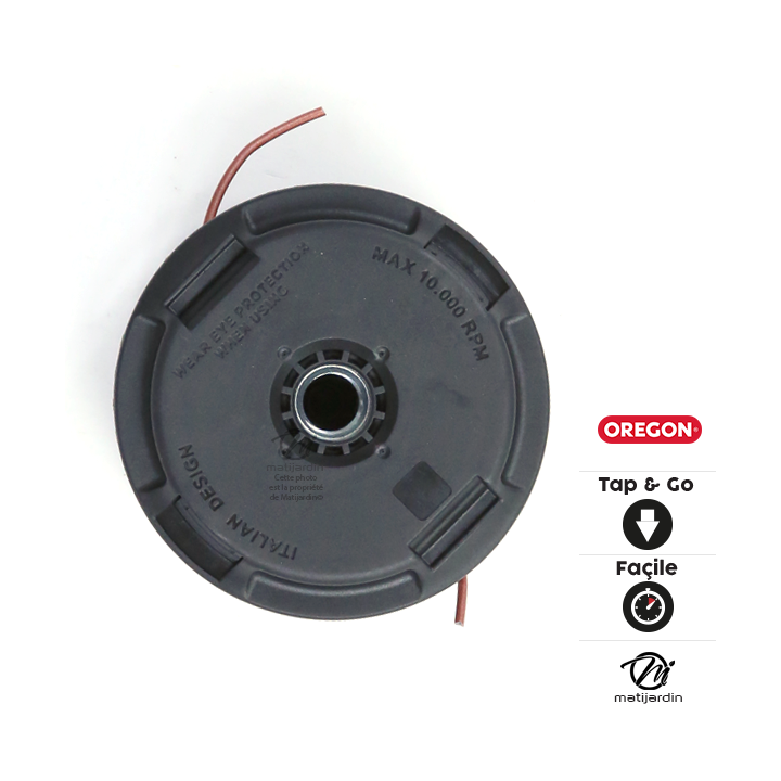 Tête débroussailleuse 2 fils Lighting Load. Tap & Go. Ø 130 mm. Universelle. Oregon