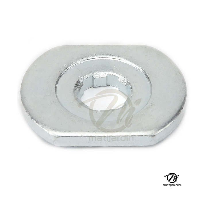 Flasque d'appui inférieur pour renvoi d'angle. 6 cannelures