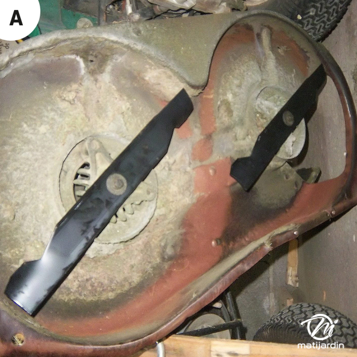 Lame tondeuse pour AYP/Roper 36". N° 138496. Coupe 46 cm