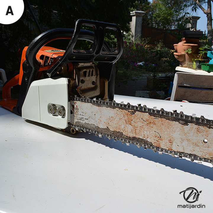 Carter de chaîne pour tronçonneuse Stihl 025 MS250