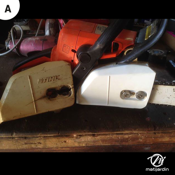 Carter de chaîne pour tronçonneuse Stihl 021 MS210