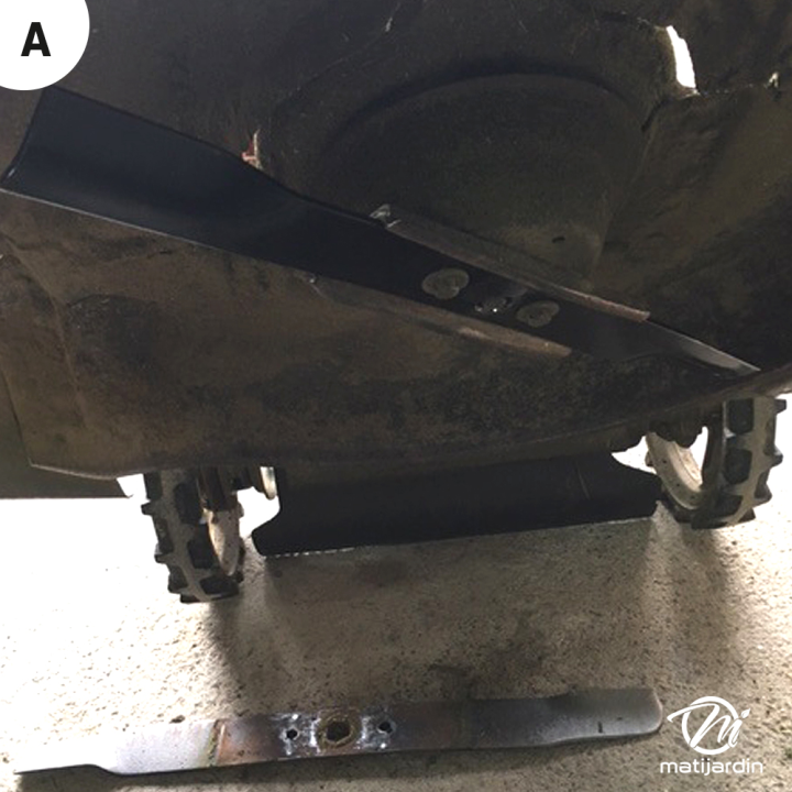 Lame tondeuse pour Honda UM616. N° 72511-VD8-000. Coupe 60,5 cm