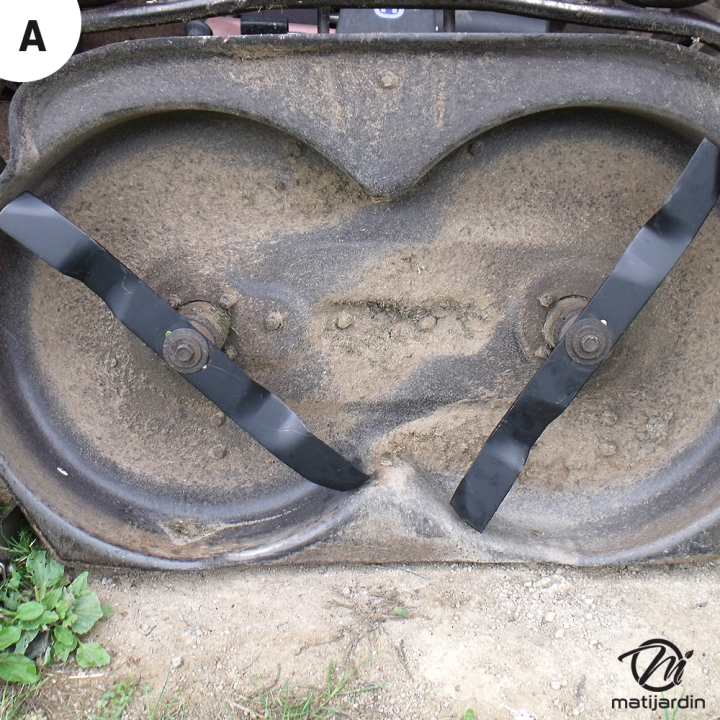 Lame tondeuse pour Husqvarna Rider Bio Clip. N° 5069697.01. Coupe 48,2 cm