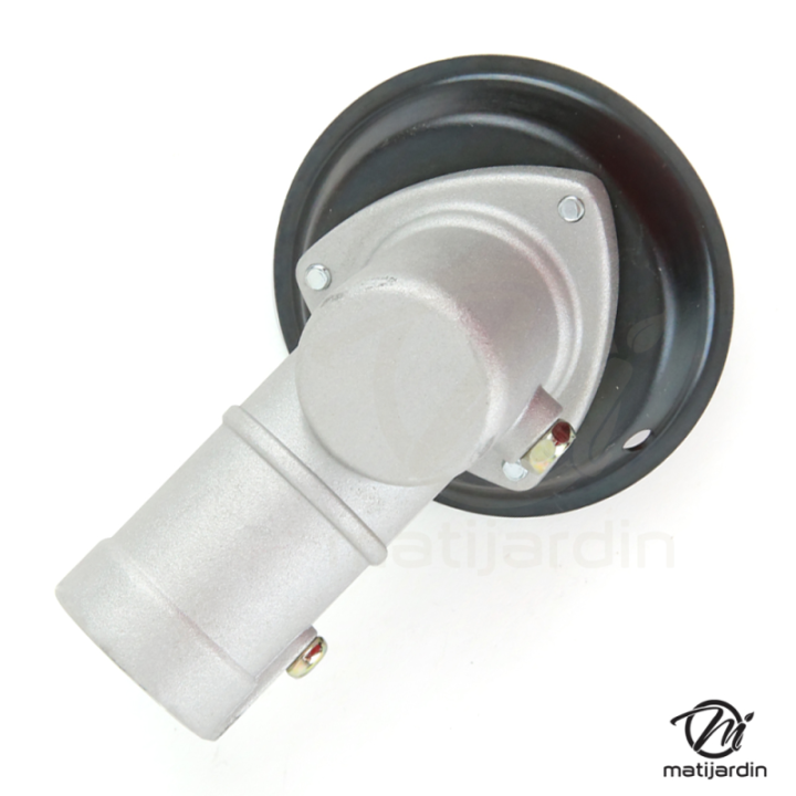 Renvoi d'angle pour débroussailleuse. Tube Ø 28 mm. 11 cannelures