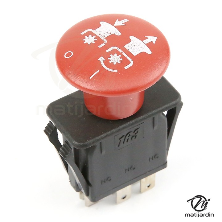 Interrupteur embrayage de lame électromagnétique pour tondeuse Bunton. PL7994