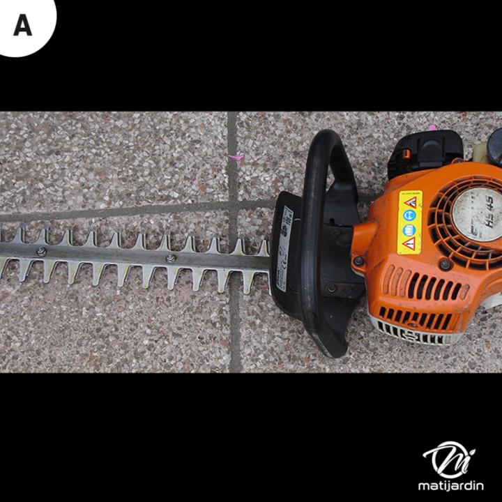 Lame bilatérale pour taille-haie Stihl HS45. Longueur 820 mm