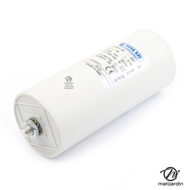 Condensateur pour tondeuse électrique 60MF