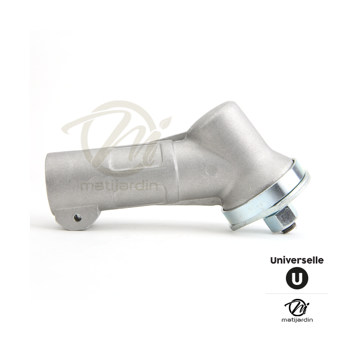 Renvoi d'angle universel pour débroussailleuse + Adaptateur carré 5,4 mm