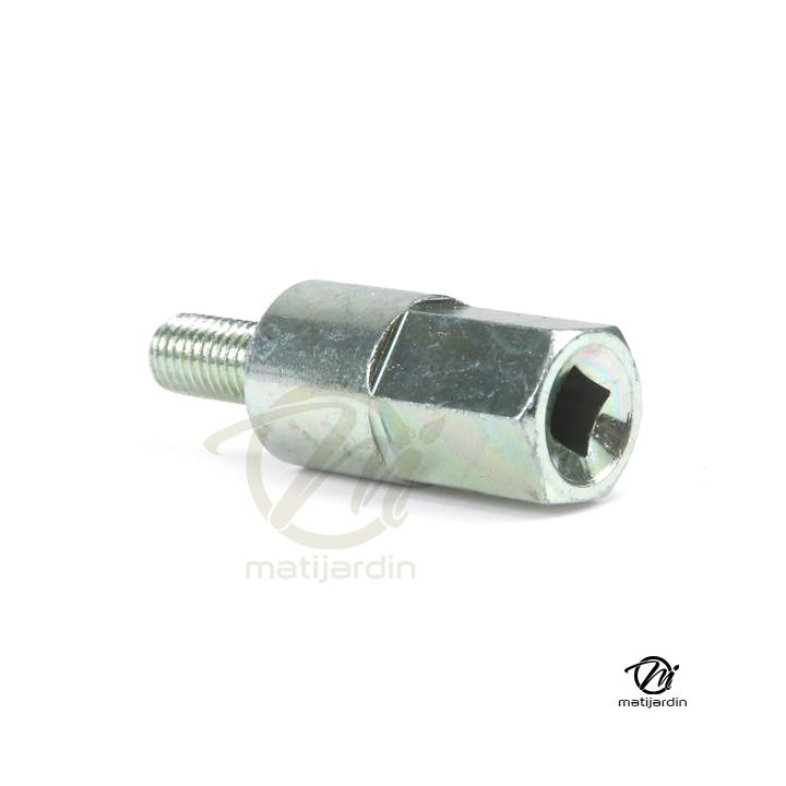 Renvoi d'angle universel pour débroussailleuse + Adaptateur carré 5,2 mm