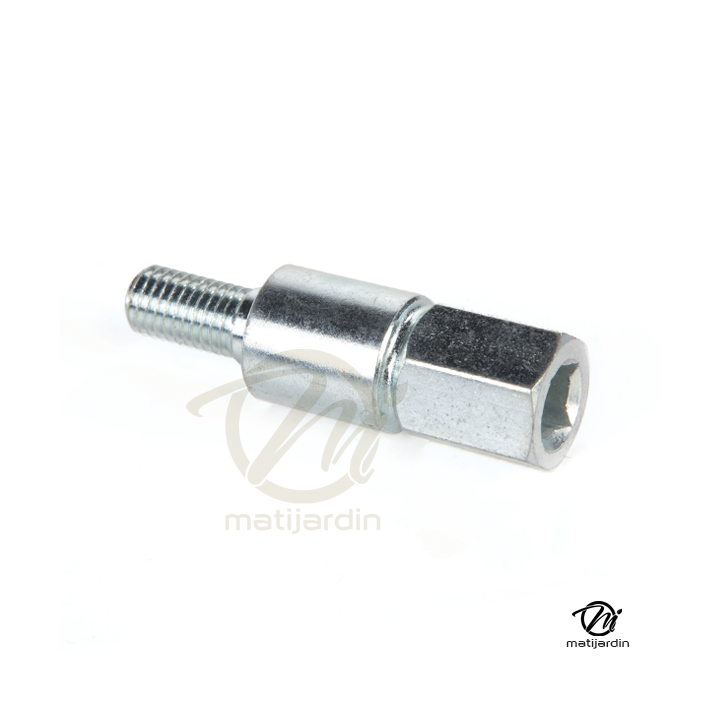 Renvoi d'angle universel pour débroussailleuse + Adaptateur carré 6 mm
