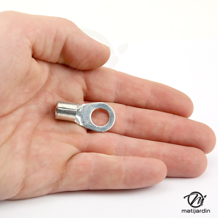Cosse à sertir. Ø 9,5 mm. Longueur 16 mm
