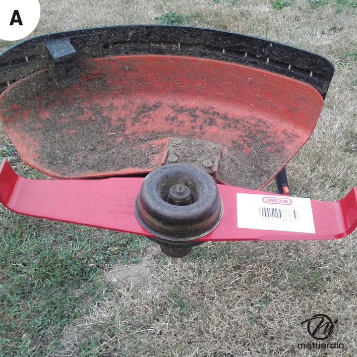 Lame débroussailleuse droite Oregon. Ø 300 mm. Alésage 25,4 mm. Epaisseur 3 mm