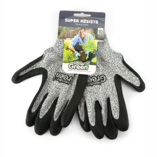 Gants anti-coupure. Taille 10. Gris/noir. HanderGreen®