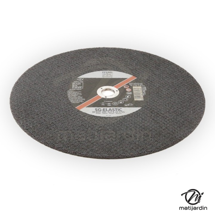 Disque à découper l'acier. Ø 300 mm. Alésage 20,2 mm. Epaisseur 4 mm