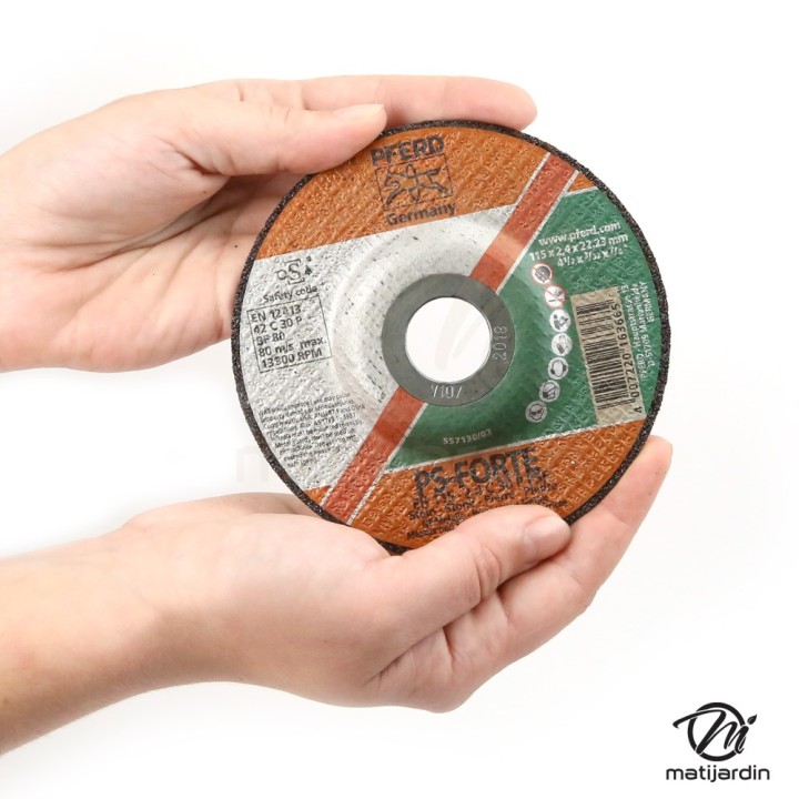 Disques à découper des matériaux x25. Ø 115 mm. Alésage 22,2 mm. Epaisseur 2 mm
