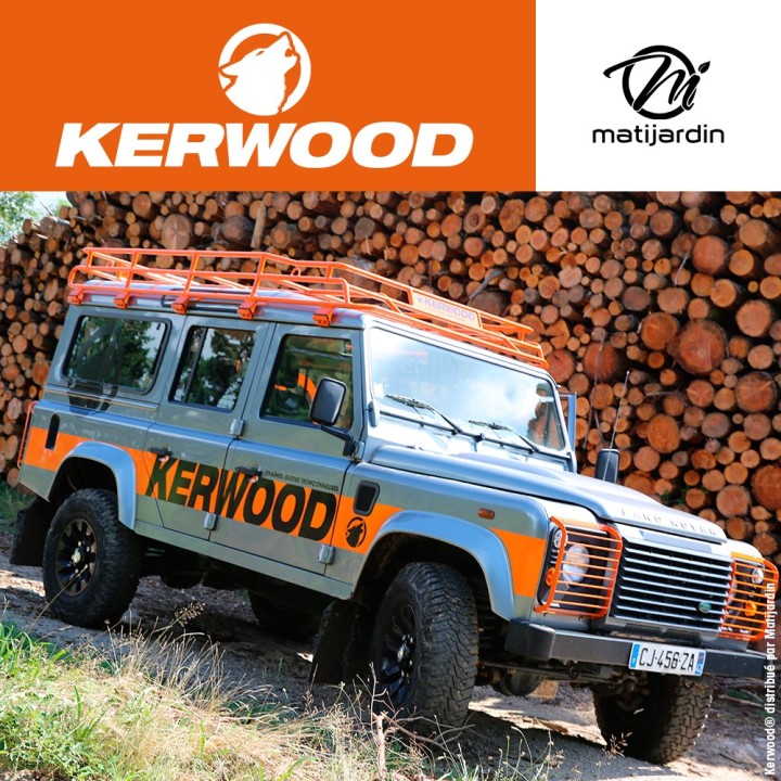 Kit tronçonneuse 1 guide + 2 chaînes Kerwood. 45 cm. 0,325”. 1,3 mm. 18C2KLWA. 72 maillons