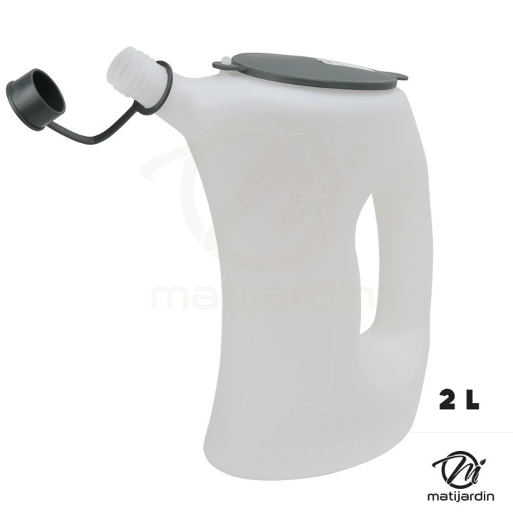Broc doseur avec bec verseur et couvercle. 2 litres