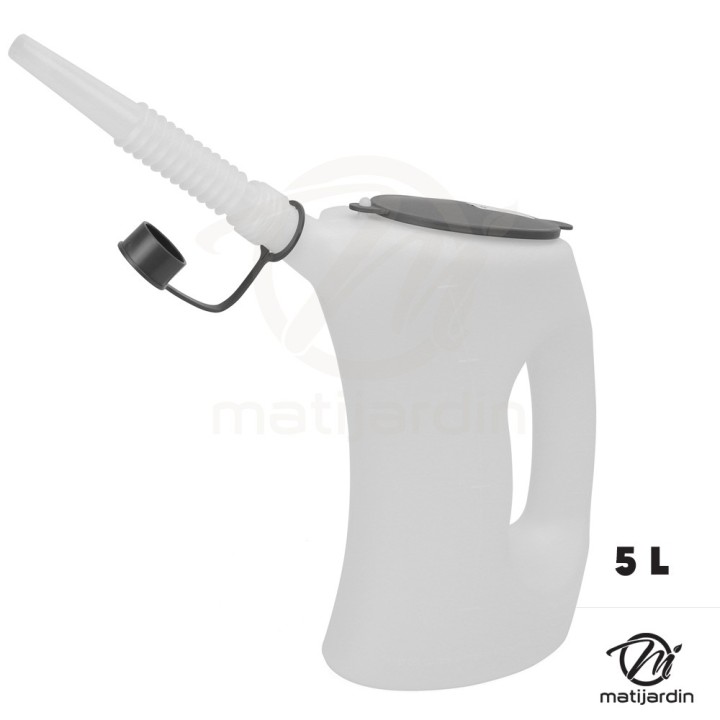 Broc doseur avec bec verseur et couvercle. 5 litres