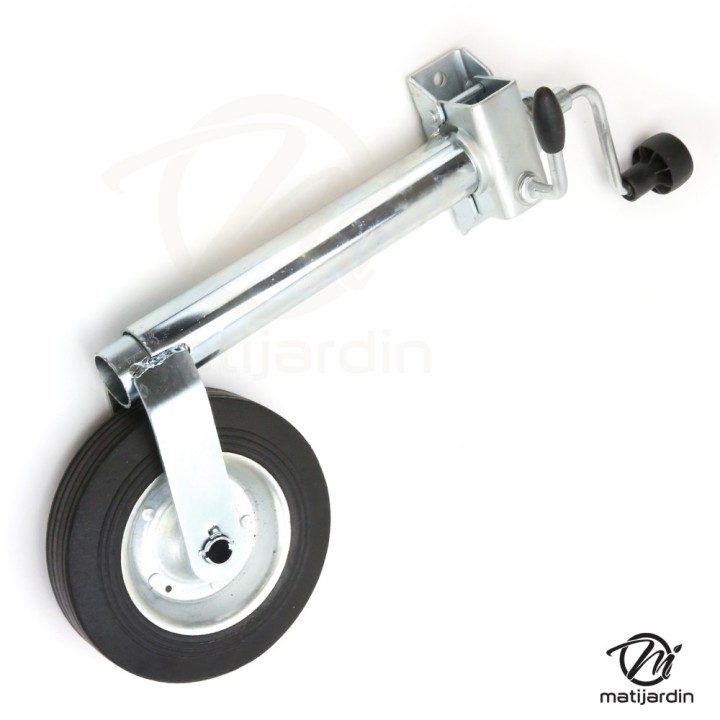 Roue Jokey pour attelage, remorque. Ø 48 mm