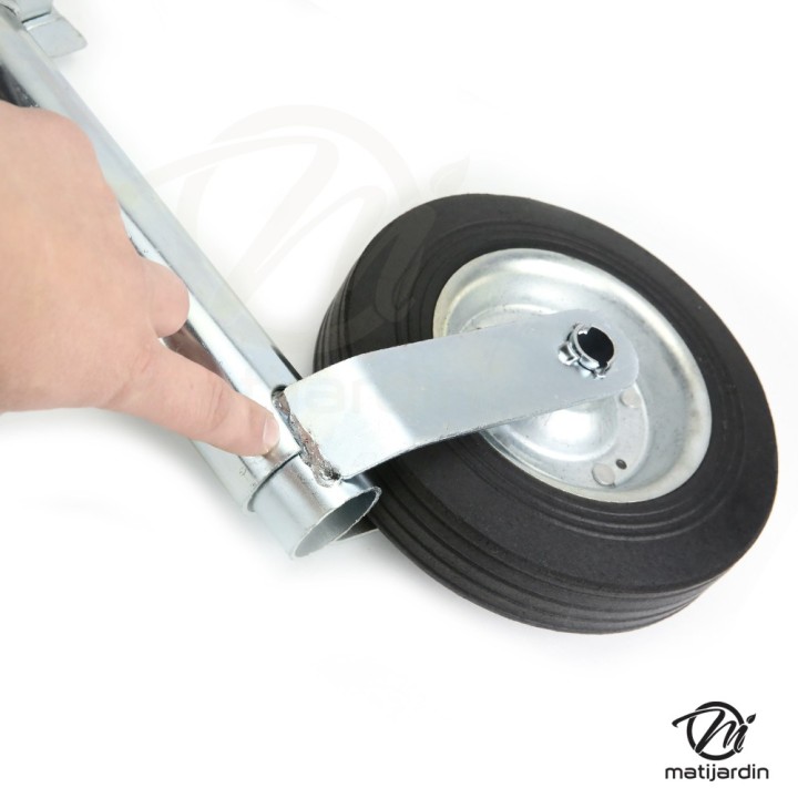 Roue Jokey pour attelage, remorque. Ø 48 mm