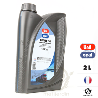 Huile moteur D250 Unil Opal. 10W30. 2 litres