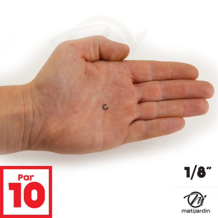 Circlips 1/8". x10