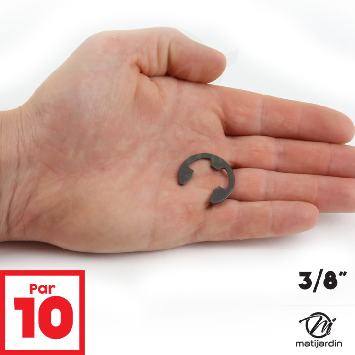 Circlips 3/8". x10