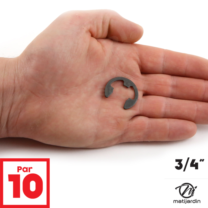 Circlips 3/4". x10