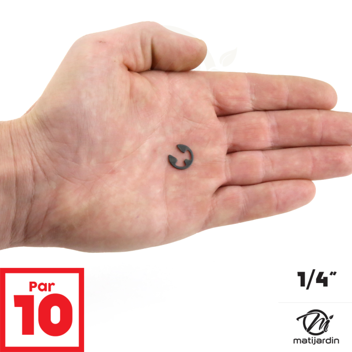 Circlips 1/4". x10