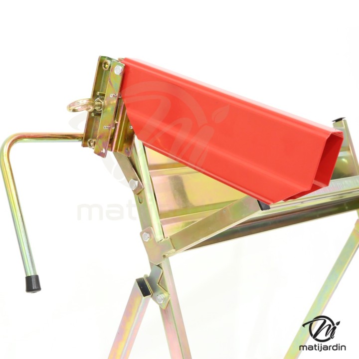 Chevalet à bûches pliable pour tronçonneuse