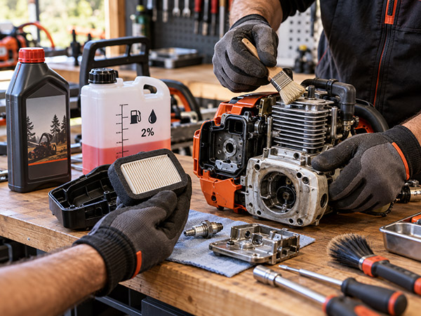 Entretien moteur 2 temps cylindre piston