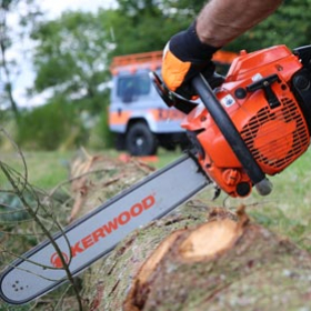 Guides tronçonneuse Kerwood mis en situation !