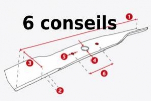 6 conseils pratiques pour trouver votre lame tondeuse !