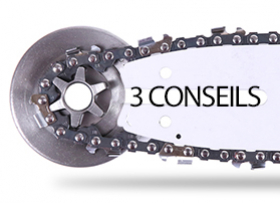 3 conseils pour bien entretenir votre chaine tronçonneuse !